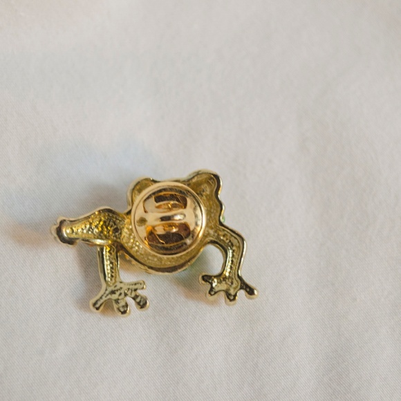 Jeweled Frog Pin - Picture 3 of 3
